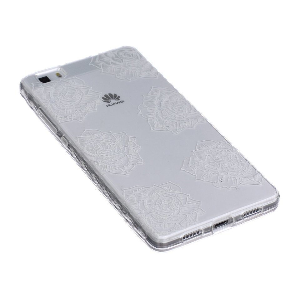 Huawei P8 Lite Case, Firefish Durable Soft TPU Back Case [Soft-Flex] Drop Protection Scratch-Resistant Cover Skin... N185