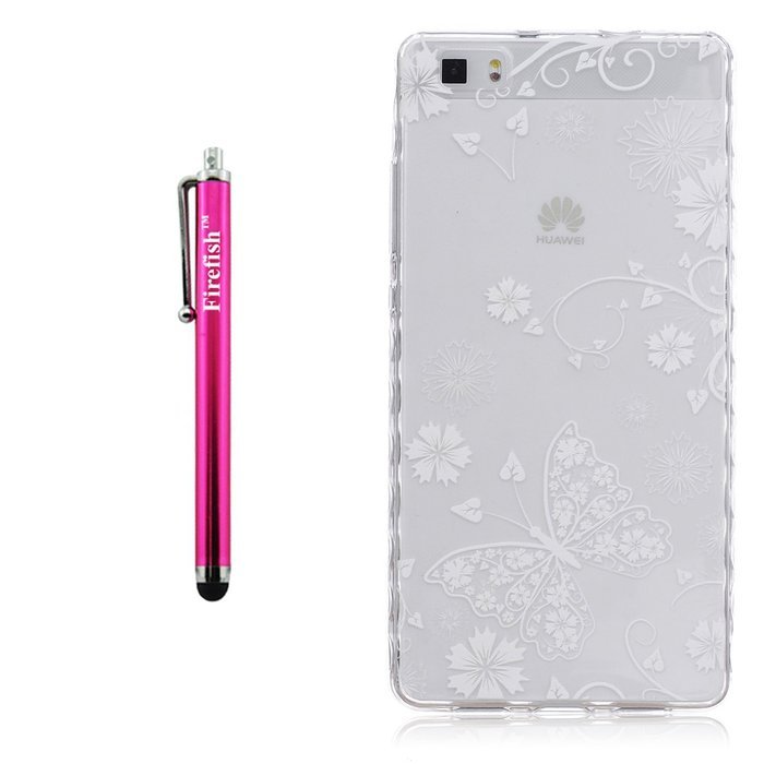 Huawei P8 Lite Case, Firefish Durable Soft TPU Back Case [Soft-Flex] Drop Protection Scratch-Resistant Cover Skin... N188