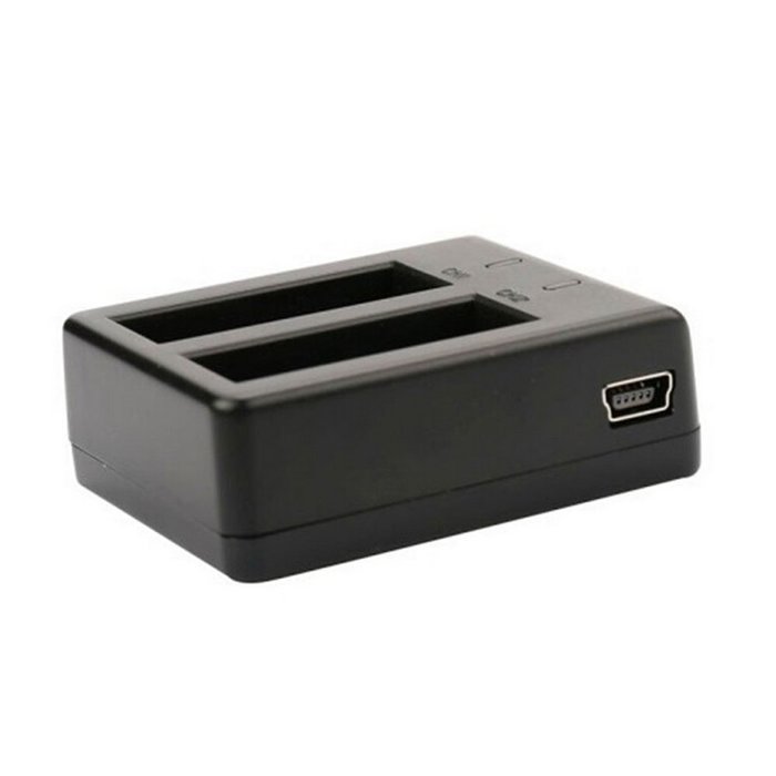 niceEshop(TM) Dual Charger For SJ Cam SJ4000 WiFi SJ5000 SJ6000 SJ7000 Action Camera(Black) N2
