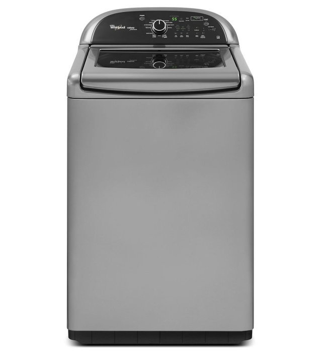 Whirlpool WTW8500BC 4.8 Cu. Ft. Chrome Shadow With Steam Cycle Top Load Washer - Energy Star