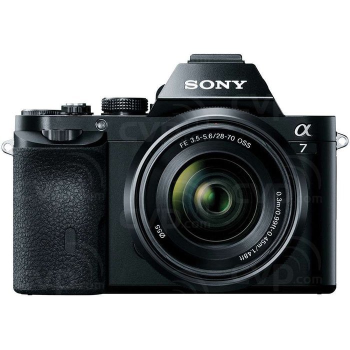 Sony 24.3MP a7R ILCE7K/B ILCE7KB ILCE7K Full-Frame Interchangeable Digital Lens Camera with 28-70mm Lens and Sony... N8