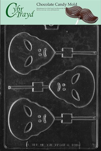 Cybrtrayd K100 Alien Lolly Kids Chocolate Candy Mold