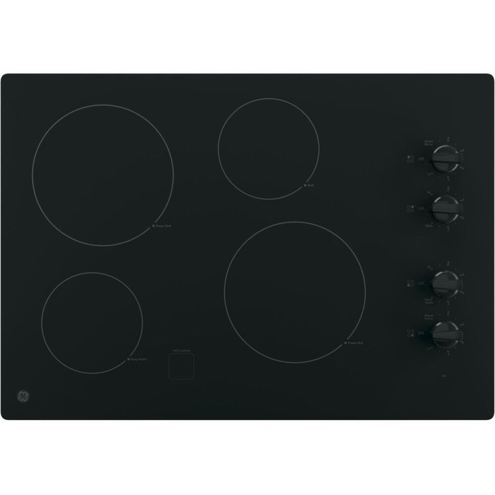 GE JP3030DJBB 30" Black Electric Smoothtop Cooktop N3