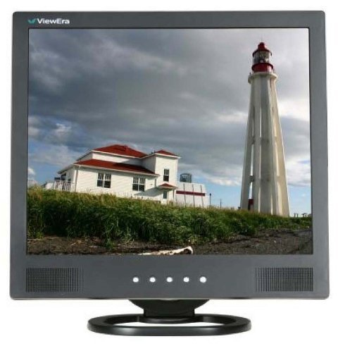 ViewEra V172SV-B LCD Video Monitor, Black, 17" Diagonal Screen Size, Maximum Resolution 1280x1024...