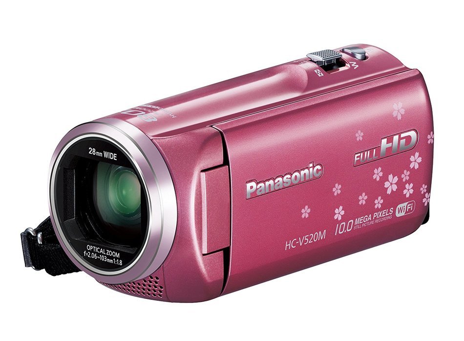 Panasonic Digital High-Vision Camcorder 32GB Pink HC-V520M-P (Japan model)
