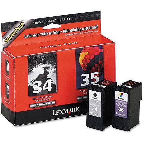 Lexmark Twin-Pack #34, #35 Black and Colour High