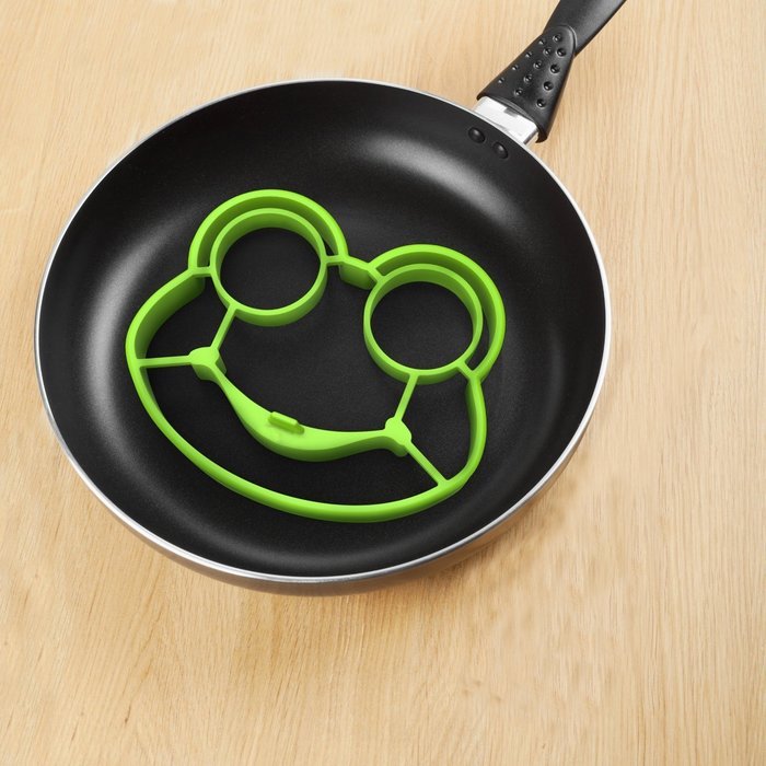 Tenta Kitchen Silicone Egg Ring Mold, Pancake Mold Set -Rabbit, Owl and Skull (Pack of 3) N9