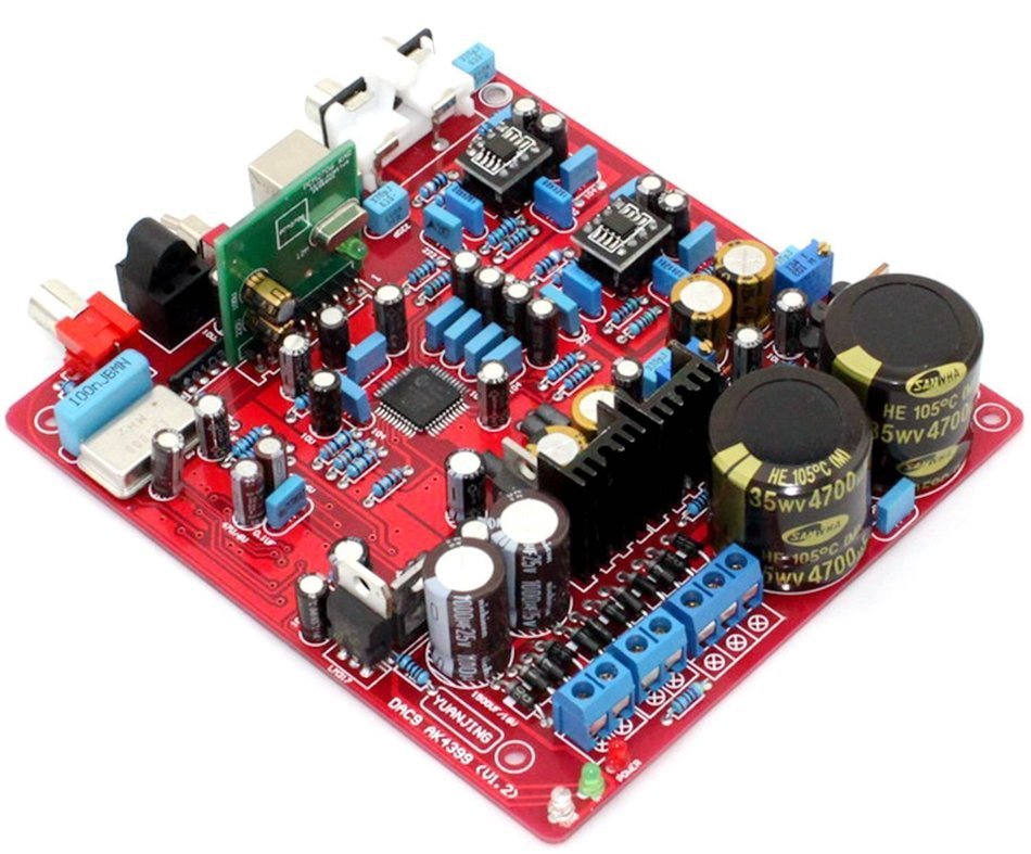 AK4399 + PCM2706 + WM8805 DAC Decoder Board w/Coaxial & Optical (including USB) N5