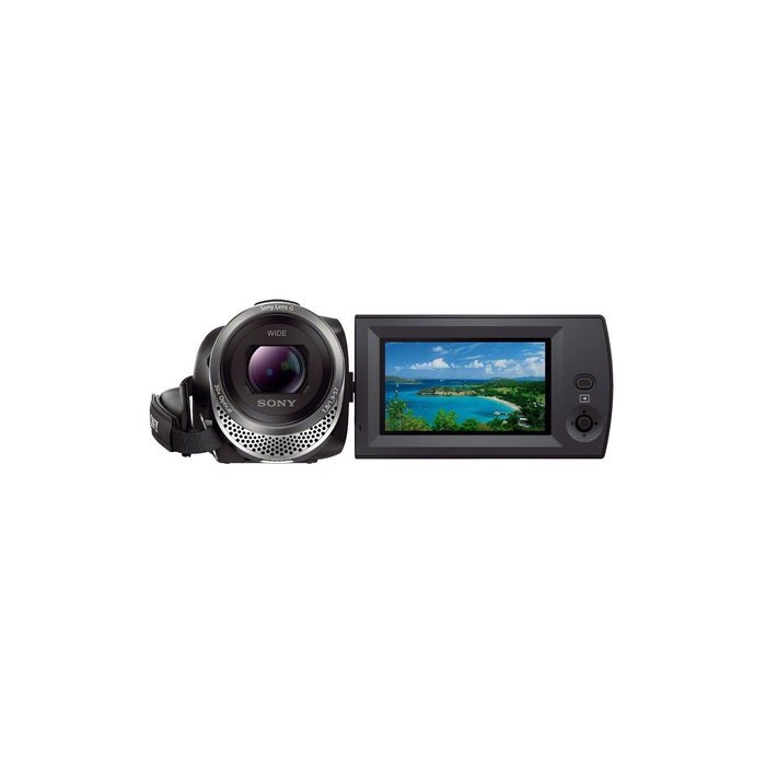 Sony HDR-PJ275/B 8GB Full HD 60p Camcorder w/ built-in Projector Bundle with Sony 16GB Micro SD UHS-1 + Two Sony... N6