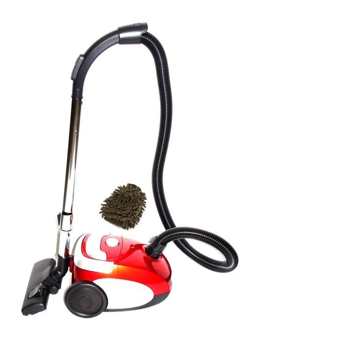 Atrix AHSC-1 Compact Vacuum, Lil Red, HEPA Filter and Variable Speed (Complete Set) w/ Bonus: Premium Microfiber...