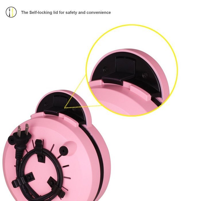 ZZ PM270-P Pop Cake Maker with 7 Cake Pop Capacity, Pink N7