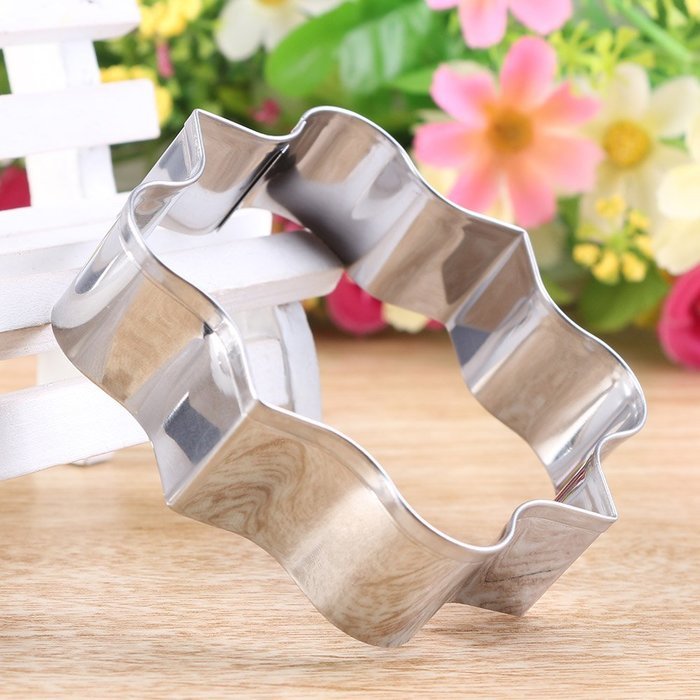 GuangSam New Brand 1pc Plaque Frame Cookies Biscuit Mold Fondant Cake Chocolate Decorating Cutter Mould (Rectangle) N4