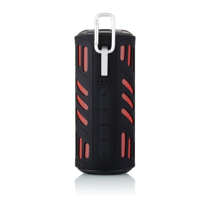 LED light Portable Outdoor Bluetooth Speakers,Wireless Speaker with IPX6 and Microphone,for Camping,Cycling,Hiking... N2