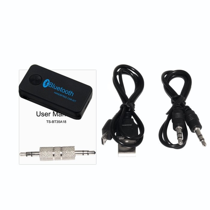 Baile Bluetooth Audio Music Receiver TS-BT35A18 with 3.5mm Stereo AUX Output Car Kit N4