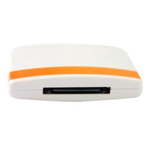 JoyiQi wireless bluetooth A2DP audio music receiver and adapter(white with LED indicator) for iPod iPhone iPad... N8