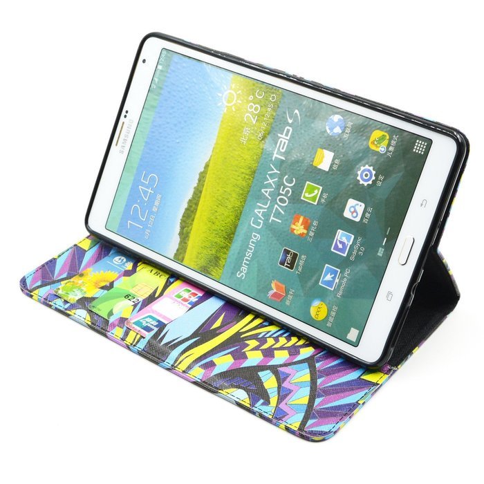 Tab 4 7.0 Case, Firefish Damage Resistance Case Premium PU Leather Wallet Card Slots Kickstand Feature Case for... N269