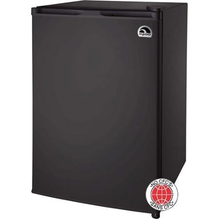 Adjustable Thermostat 2.6-cu ft Capacity Refrigerator Color Black