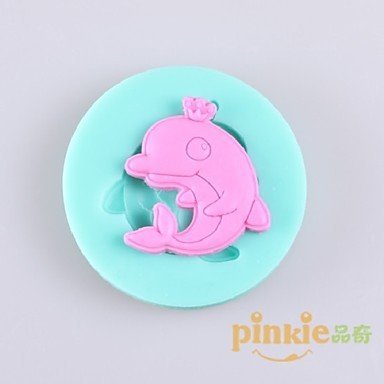 Y&XL&H Dolphin Fondant Cake Chocolate Silicone Molds,Decoration Tools Bakeware N3