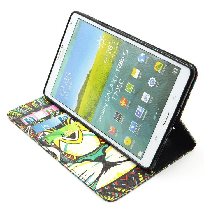 Tab 4 7.0 Case, Firefish Damage Resistance Case Premium PU Leather Wallet Card Slots Kickstand Feature Case for... N276