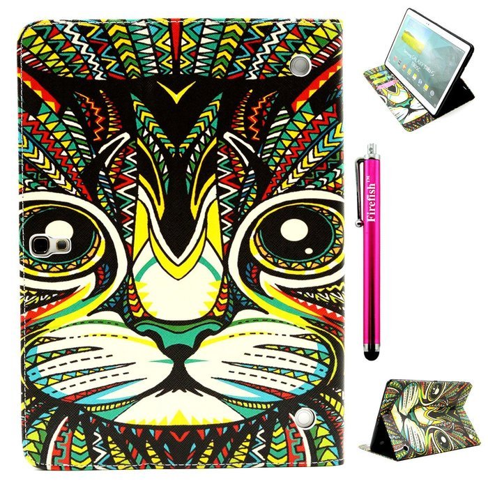 Tab 4 7.0 Case, Firefish Damage Resistance Case Premium PU Leather Wallet Card Slots Kickstand Feature Case for... N280