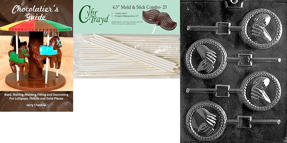 Cybrtrayd W052 Hands with Rings Lolly Wedding Chocolate Candy Mold N4