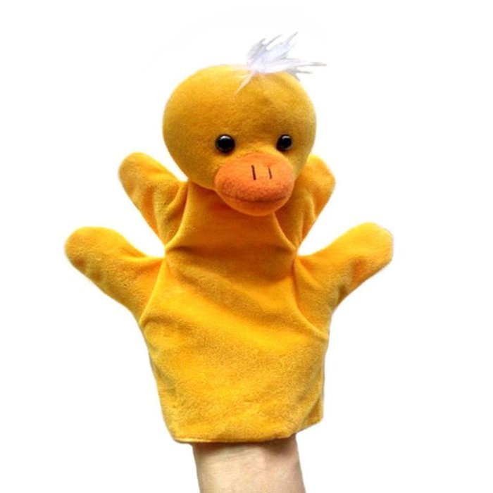 Plush Toy，BeautyVan 1pcs Animal Finger Puppet Plush Gift Toy (Beige) N5