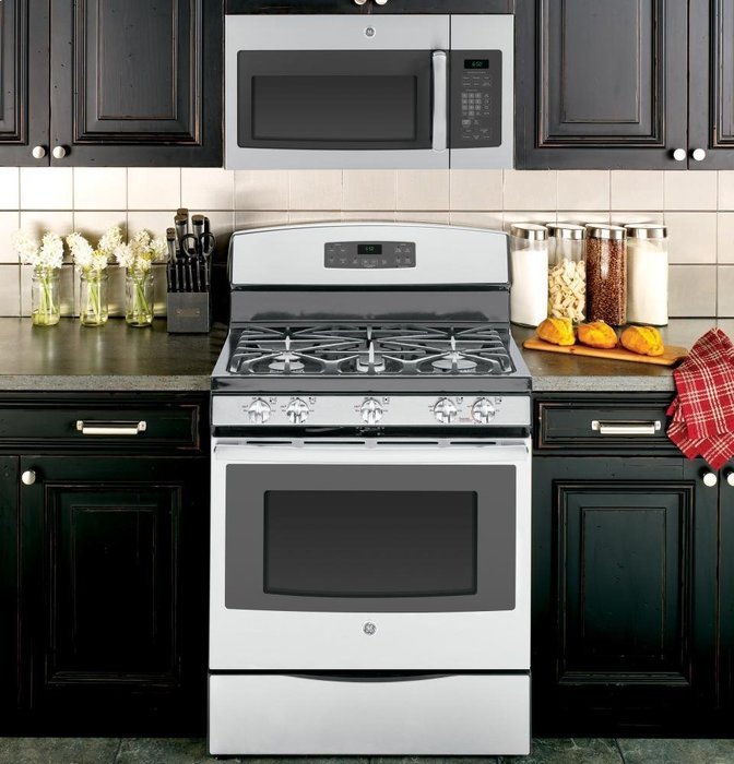 GE JVM6172SFSS 1.7 Cu. Ft. Stainless Steel Over-the-Range Microwave