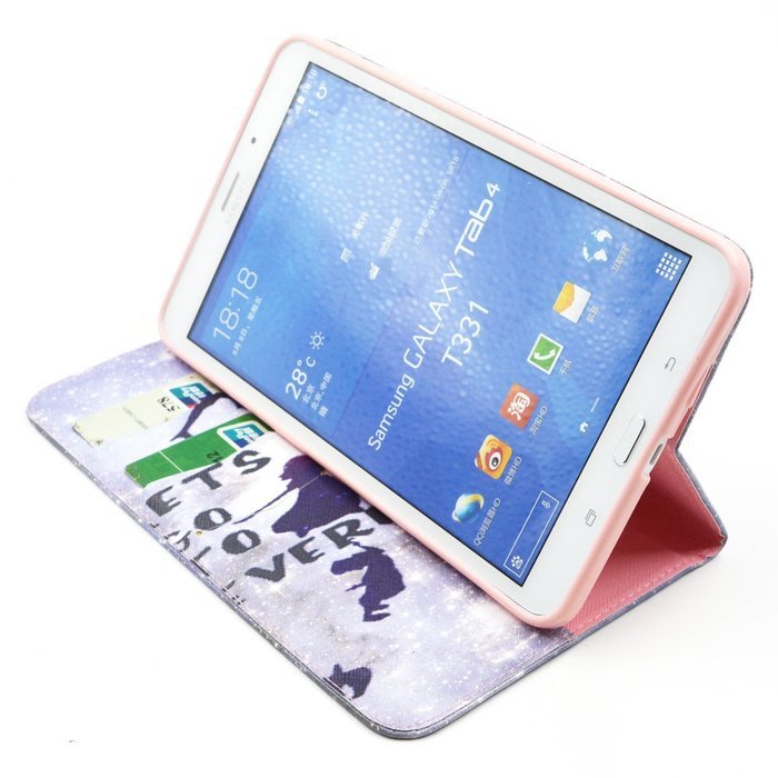 Tab 4 7.0 Case, Firefish Damage Resistance Case Premium PU Leather Wallet Card Slots Kickstand Feature Case for... N294