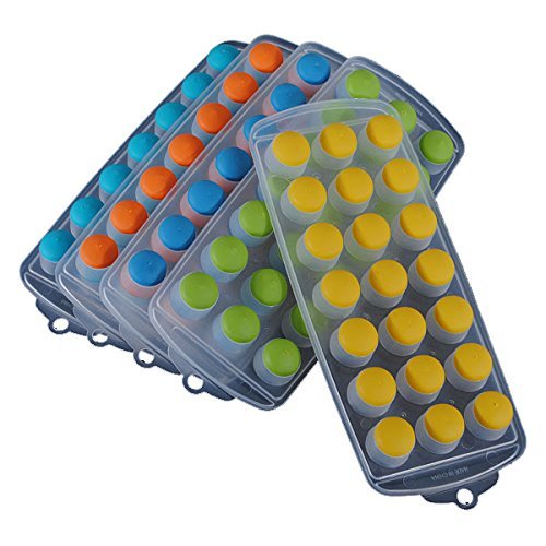 "Cylinder Silicone Cake Soap Jelly Cube Ice Tray Molds" shopping
