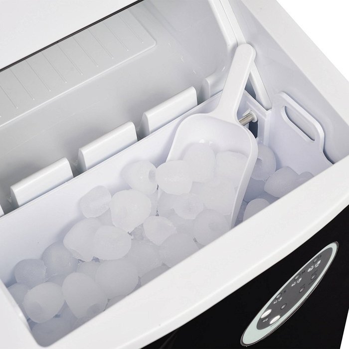 Convenient Portable AI-100BK Ice Maker, Black N6