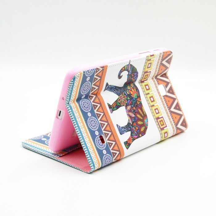 Tab 4 7.0 Case, Firefish Damage Resistance Case Premium PU Leather Wallet Card Slots Kickstand Feature Case for... N308