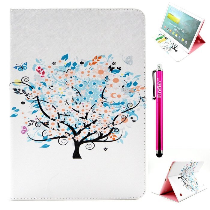 Tab 4 7.0 Case, Firefish Damage Resistance Case Premium PU Leather Wallet Card Slots Kickstand Feature Case for... N309