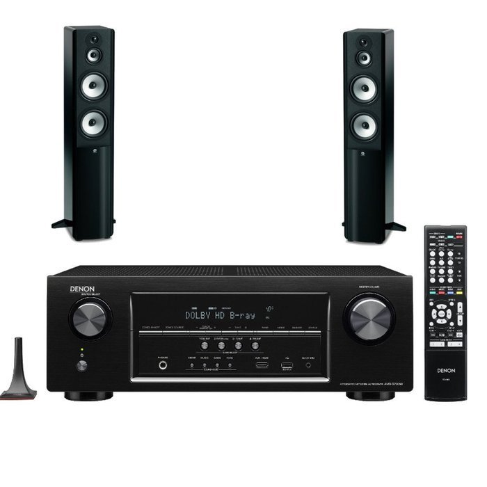 Denon AVR-S700W 7.2 Channel Full 4K Ultra HD A/V Receiver with Bluetooth and Wi-Fi plus 2 Boston Acoustics A360...