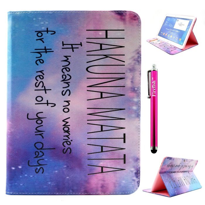 Tab 4 7.0 Case, Firefish Damage Resistance Case Premium PU Leather Wallet Card Slots Kickstand Feature Case for... N316