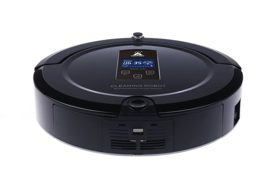 Amtidy A325 Robotinc Intelligent Robotic Vacuum Cleaner Sweep, Vacuum, Dry Mopping and Sanitize (Light Golden) N16