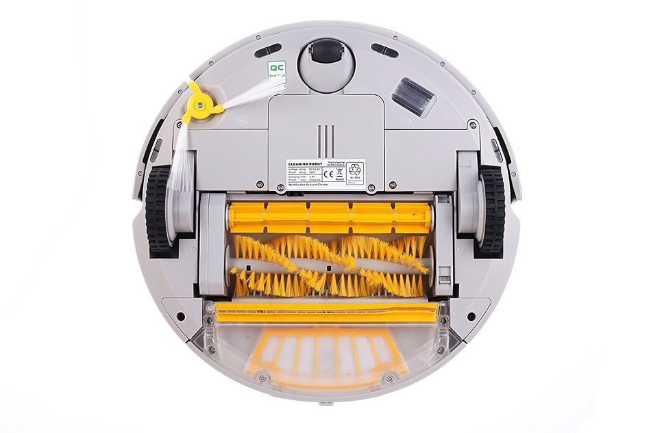 Amtidy A325 Robotinc Intelligent Robotic Vacuum Cleaner Sweep, Vacuum, Dry Mopping and Sanitize (Light Golden) N17