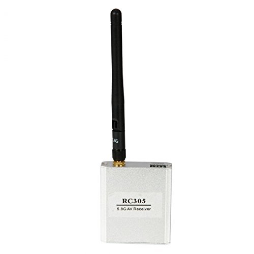 BOSCAM FPV 8CH 200mW 5.8GHz Wireless AV TS351 Transmitter + RC305 Receiver Set Silver N8