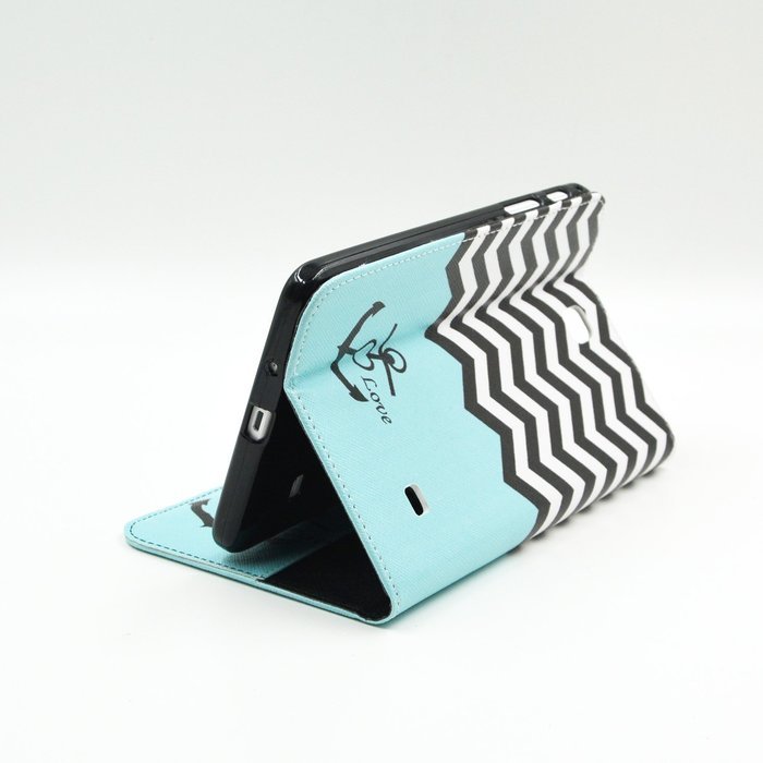 Tab 4 7.0 Case, Firefish Damage Resistance Case Premium PU Leather Wallet Card Slots Kickstand Feature Case for... N325