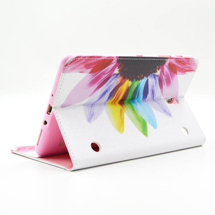 Tab 4 7.0 Case, Firefish Damage Resistance Case Premium PU Leather Wallet Card Slots Kickstand Feature Case for... N326