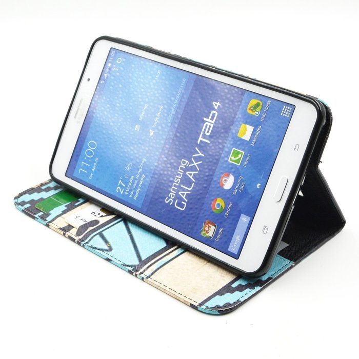 Tab 4 7.0 Case, Firefish Damage Resistance Case Premium PU Leather Wallet Card Slots Kickstand Feature Case for... N333