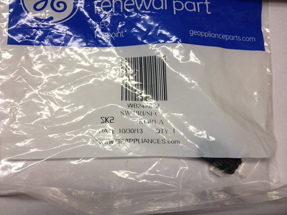GE Part Number WB24X823 SW.PRI/SEC.