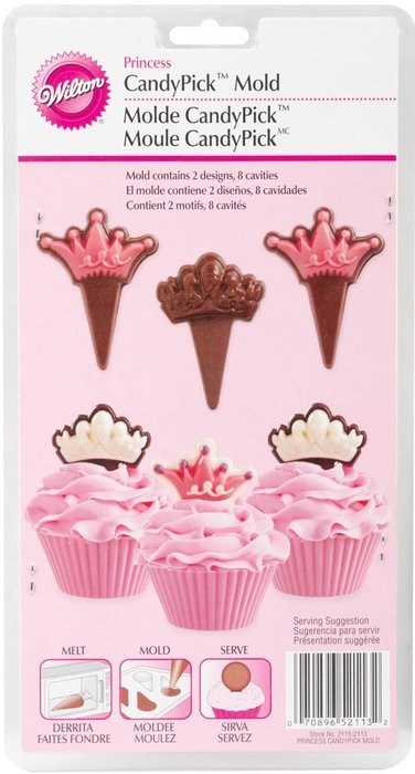 Wilton 2115-2113 Princess Picks Candy Mold