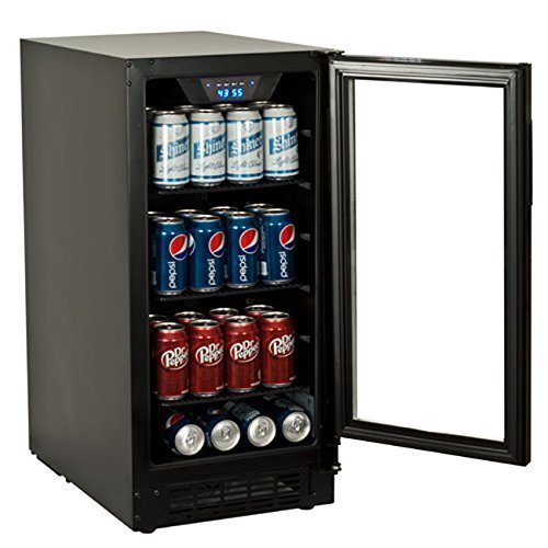 Koldfront 80 Can Built-In Beverage Cooler - Black N7