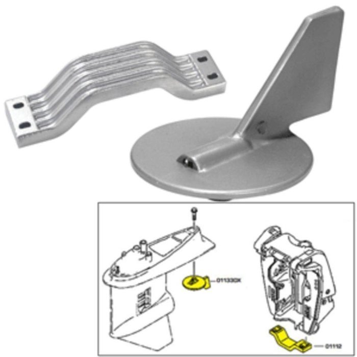 Tecnoseal Anode Kit w/Hardware - Yamaha 150-200HP - Zinc consumer electronics