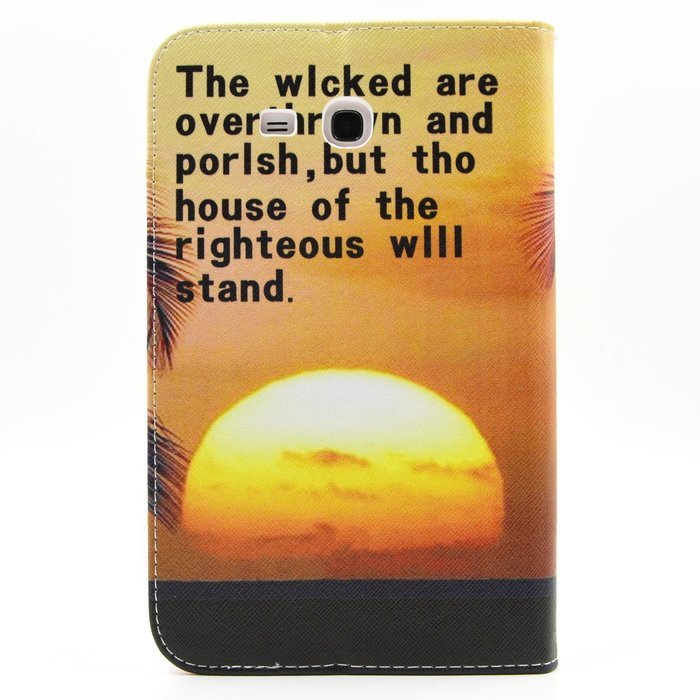 Tab 4 7.0 Case, Firefish Damage Resistance Case Premium PU Leather Wallet Card Slots Kickstand Feature Case for... N347