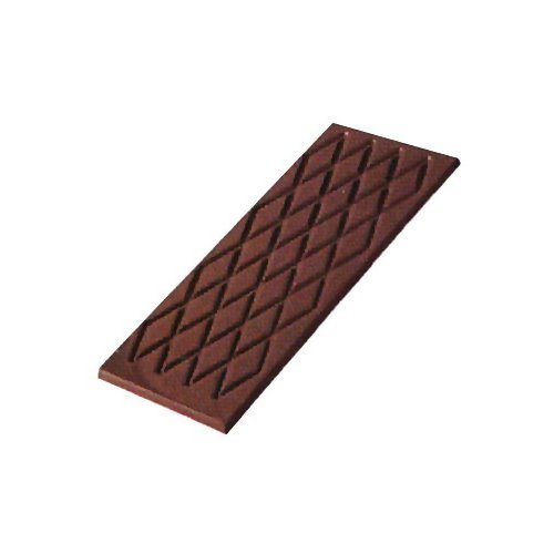 Fat Daddio's Polycarbonate Chocolate and Candy Mold Flat Bar with Diamond Pattern, 4 Pieces