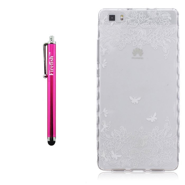 Huawei P8 Lite Case, Firefish Durable Soft TPU Back Case [Soft-Flex] Drop Protection Scratch-Resistant Cover Skin... N194