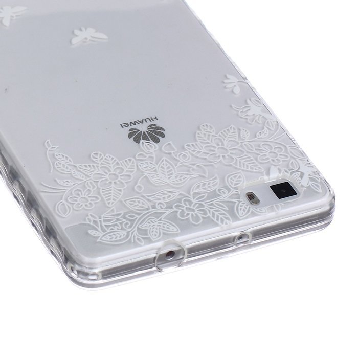 Huawei P8 Lite Case, Firefish Durable Soft TPU Back Case [Soft-Flex] Drop Protection Scratch-Resistant Cover Skin... N195