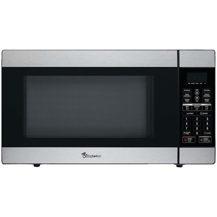 MAGIC CHEF MCD1811ST 1.8 Cubic-ft, 1,100-Watt Stainless Microwave with Digital Touch