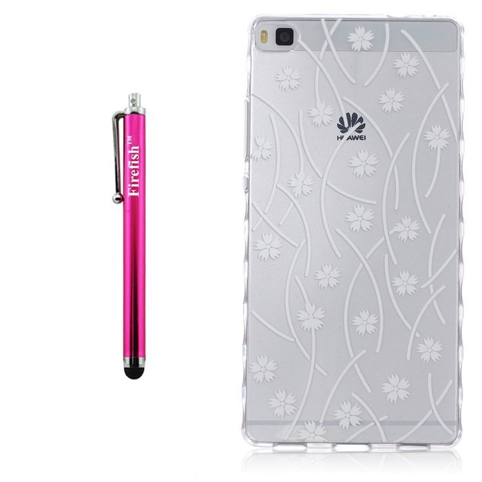Huawei P8 Lite Case, Firefish Durable Soft TPU Back Case [Soft-Flex] Drop Protection Scratch-Resistant Cover Skin... N208